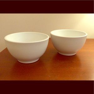 White IKEA bowls